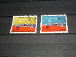 LIECHTENSTEIN   SERIE  389-390  GEBRUIKT (USED) - Used Stamps