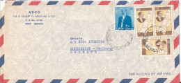 Lebanon Air Mail Cover Sent To Denmark Beyurouth 19-4-1961 - Lebanon