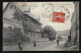 112 - VALMONT Rue Des Médecins Et Villa La Concorde .circulé En 1911. - Valmont