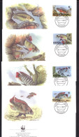 Kenya / Kenia 699 T/m 702 FDC WWF WNF Animals Nature Fish (1997) - Kenya (1963-...)