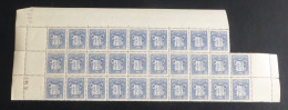 ANDORRE - 1937-43 - N°YT. 51 - Armoiries 10c Outremer -  Bloc De 29 Bord De Feuille - Neuf Luxe** / MNH - Nuevos