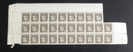 ANDORRE - 1937-43 - N°YT. 55 - Armoiries 30c Noir -  Bloc De 29 Bord De Feuille - Neuf Luxe** / MNH - Nuevos