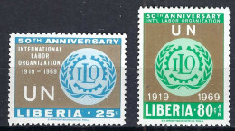 LIBERIA Ca.1969: TP "50 Ans De L' OIT" Neufs** - ILO
