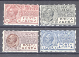 Italie  -  Avion  :  Yv  1-4  **, * - Airmail