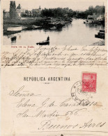 ARGENTINA 1905 POSTCARD SENT FROM PILAR TO BUENOS AIRES - Covers & Documents