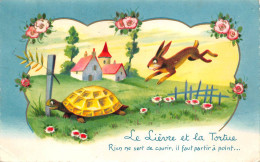 FABLE DE LA FONTAINE   LE LIEVRE ET LA TORTUE - Märchen, Sagen & Legenden