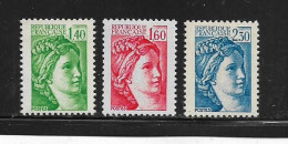 FRANCE  ( FR8 - 935 )   1981  N° YVERT ET TELLIER  N°  2154/2156    N** - Ungebraucht