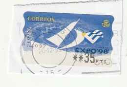 Espagne Spain España - Etiquetas Franqueo / ATM - EXPO'98 Lisboa - Mi AT23, Yt D19B - Timbres De Distributeurs [ATM]