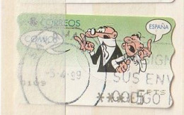 Espagne Spain España - Etiquetas Franqueo / ATM - Comics - Mortadelo Y Filemon - Mi AT24, Yt D21 - 1999 - Automatenmarken [ATM]