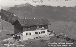 E3552) Alpengasthaus SINGER Am HAHNENKAMM Mit Blick Auf Reutte - Außerfern - Tirol - Reutte