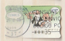 Espagne Spain España - Etiquetas Franqueo / ATM - Comics - Mortadelo Y Filemon - Mi AT24, Yt D21 -1999 - Timbres De Distributeurs [ATM]