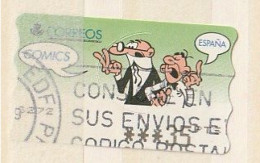 Espagne Spain España - Etiquetas Franqueo / ATM - Comics - Mortadelo Y Filemon - Mi AT24, Yt D21 - 1999 - Vignette [ATM]