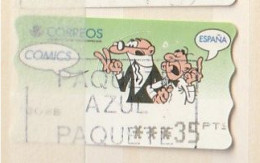 Espagne Spain España - Etiquetas Franqueo / ATM - Comics - Mortadelo Y Filemon - Mi AT24, Yt D21 -1999 - Vignette [ATM]