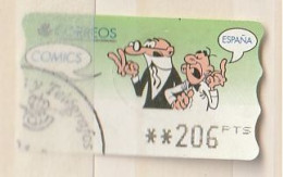 Espagne Spain España - Etiquetas Franqueo / ATM - Comics - Mortadelo Y Filemon - Mi AT24, Yt D21 - 1999 - Timbres De Distributeurs [ATM]