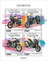 2024-01 - TOGO- MOTORCYCLES                 4V  MNH** - Motos