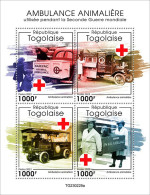 2024-01 - TOGO- ANIMAL AMBULANCE                 4V  MNH** - WW1