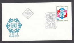 Bulgaria 1985 - United Nations 40 Years, Mi-Nr. 3371, FDC - FDC