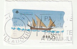Espagne Spain España - Etiquetas Franqueo / ATM - Ancient Ships (Jabeque Tajo) - Mi AT19, Yt D18 -1998 - Automatenmarken [ATM]
