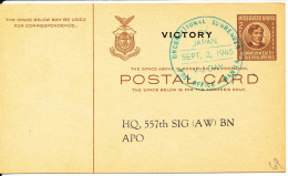 Philippines Postal Stationery Commenwealth Victory Unconditional Surrender Of Japan 2-9-1945 - Philippinen