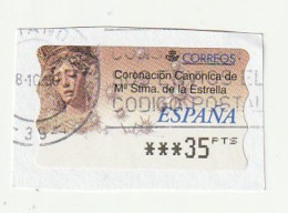 Espagne Spain España - Etiquetas Franqueo / ATM - Mary Most Holy Star - Mi AT32, Yt D27 - Machine Labels [ATM]