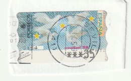 Espagne Spain España - Etiquetas Franqueo / ATM - Christmas '98 - Mi AT25 Yt D19C - Machine Labels [ATM]