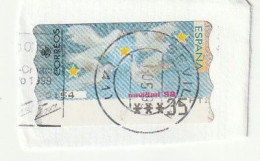 Espagne Spain España - Etiquetas Franqueo / ATM - Christmas '98 - Mi AT25 Yt D19C - Automatenmarken [ATM]