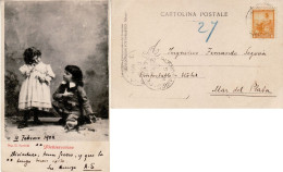 ARGENTINA 1904 POSTCARD SENT TO  MAR DEL PLATA - Brieven En Documenten