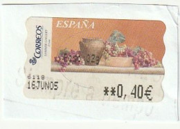 Espagne Spain España - Etiquetas Franqueo / ATM - Paintings (9) Sammer Gallery - Grapes - Mi AT143 Yt D96 - Timbres De Distributeurs [ATM]