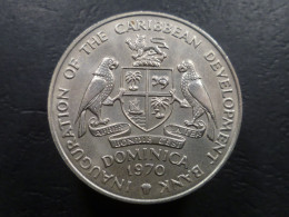 Dominica - 4 Dollars 1970 - Inaugurazione Banca Caraibica Per Lo Sviluppo - F.A.O. - KM# 11 - Caraibi Britannici (Territori)