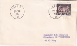 LETTER 1968 TABY - Brieven En Documenten