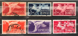 Lot De 6 Timbres Italie Espresso 1941 - Altri & Non Classificati