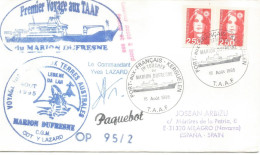 ANTARTIDA ANTARCTIC FRANCIA PAQUEBOT MARION DUFRESNE 1995 PORT AUX FRANÇAIS OP 95-2 - Expéditions Antarctiques