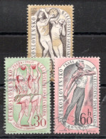 TCHECOSLOVAQUIE /   SERIE N° 1059 à 1061  OBLITERES - Used Stamps