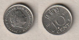 00202) Niederlande, 10 Cent 1969 - 1948-1980 : Juliana