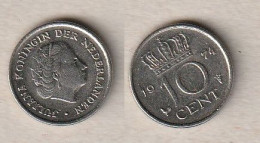 00201) Niederlande, 10 Cent 1974 - 1948-1980: Juliana