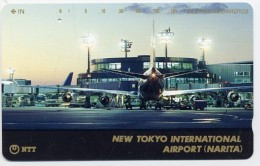 Avion Jet New Tokyo International Airport (narita) Télécarte Phonecard  R356 - Vliegtuigen