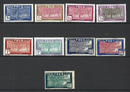 Timbre De Colonie Française Togo Neuf * Et Oblitéré N 153 / 160 - Used Stamps