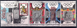 TCHECOSLOVAQUIE /   N°1631 à 1632  OBLITERES Jeux Olympiques De Mexico - Used Stamps