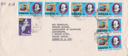 From Ghana To UK - 1971 - Ghana (1957-...)