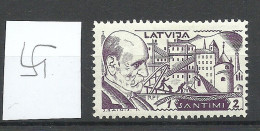 LETTLAND Latvia 1930 Michel 153 A WM Normal Vertical * - Lettland
