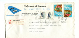 PORTUGAL - Affranchissement Sur Lettre Recommandée - Cartas & Documentos