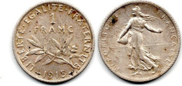 MA 30710 /   1 Franc 1915 TTB+ - 1 Franc