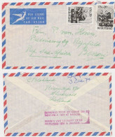 Crash Mail Cover Sliedrecht The Netherlands - USA 1974 - Nierinck 741120 - Nairobi Kenya - Luftpost