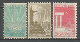 BRASIL YVERT NUM. 218/220 SERIE COMPLETA NUEVA SIN GOMA - Unused Stamps