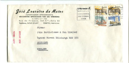 PORTUGAL - Affranchissement Sur Lettre Pour L'Angleterre - Cartas & Documentos