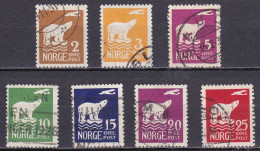 NO010 – NORVEGE - NORWAY – 1925 – ADMUNDSEN’S POLAR FLIGHT – SG # 167/73 USED 155 € - Gebraucht