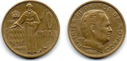 MA 30740 / Monaco 10 Centimes 1962 TTB - 1960-2001 Franchi Nuovi