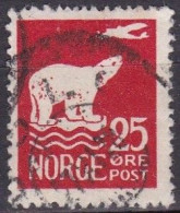 NO010E – NORVEGE - NORWAY – 1925 – ADMUNDSEN’S POLAR FLIGHT – SG # 173 USED 7,50 € - Gebraucht