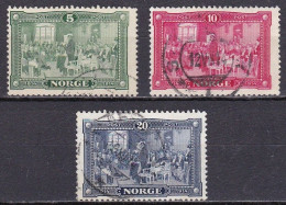 NO008 – NORVEGE - NORWAY - 1914 – CENTENARY OF THE CONSTITUTION – SG # 159/61 USED 15,50 € - Gebraucht