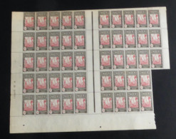 NIGER - 1926-38 - N°YT. 30 - 2c Puits - Bloc De 48 Bord De Feuille - Neuf Luxe** / MNH - Ongebruikt